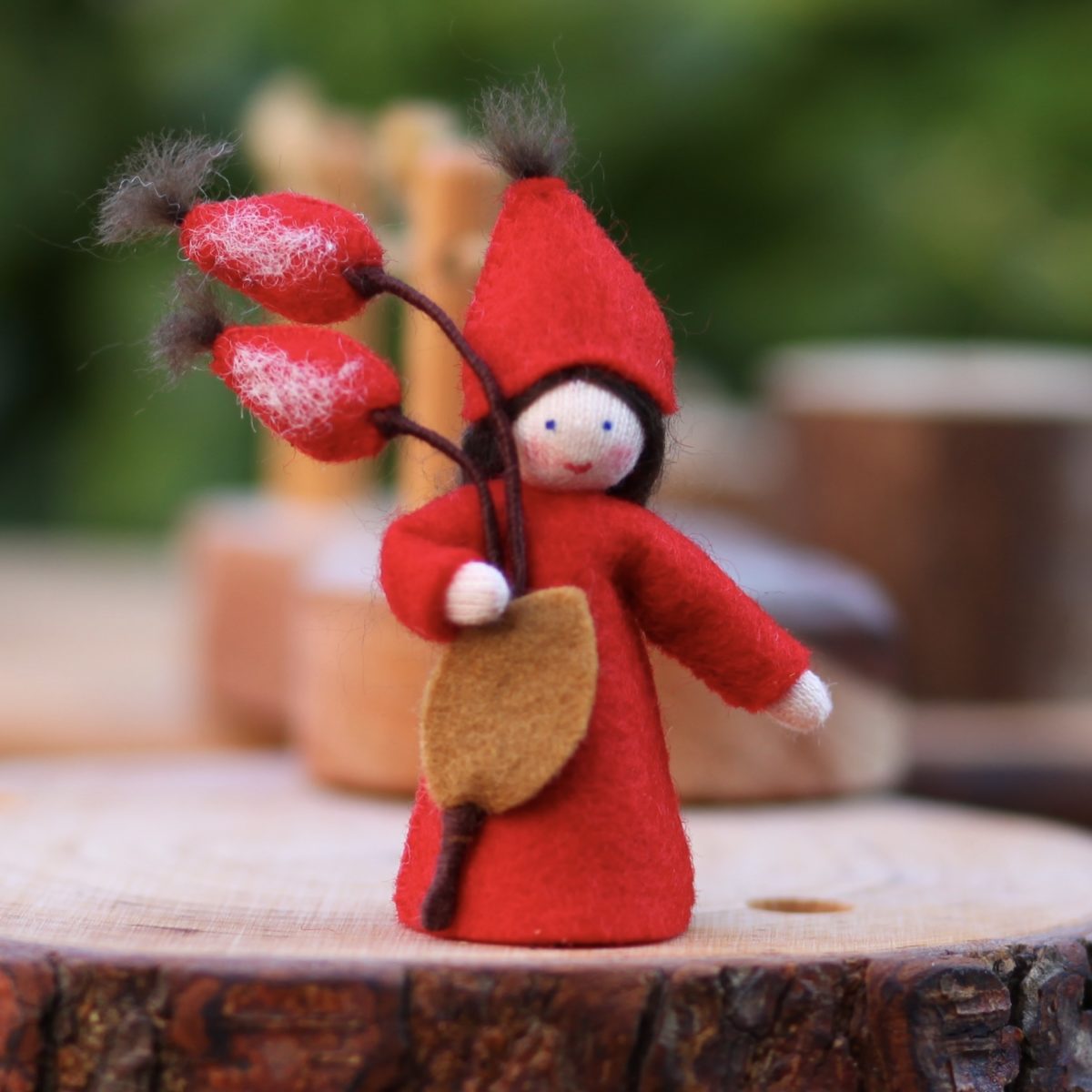 Ambrosius Fairy - Winter Rosehip Girl | | Ambrosius Dolls | Little Acorn to Mighty Oaks