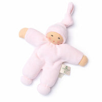 Nanchen Organic Waldorf Doll - Pimpel - Pastel Pink 17cm | | Nanchen | Little Acorn to Mighty Oaks