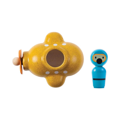 Plan Toys Rubberwood Submarine