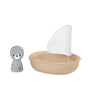 Plan Toys Rubberwood Sail Boat - Seal | | Plan Toys | Little Acorn to Mighty Oaks