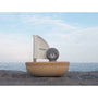 Plan Toys Rubberwood Sail Boat - Seal | | Plan Toys | Little Acorn to Mighty Oaks