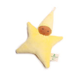 Nanchen Organic Waldorf Star Rattle - Butter 15cm | | Nanchen | Little Acorn to Mighty Oaks
