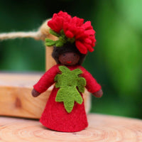 Ambrosius Fairy - Red Michaelmas Daisy | | Ambrosius Dolls | Little Acorn to Mighty Oaks
