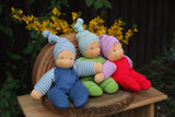 Nanchen Organic Waldorf Doll - Wuschel - Green 26cm | | Nanchen | Little Acorn to Mighty Oaks