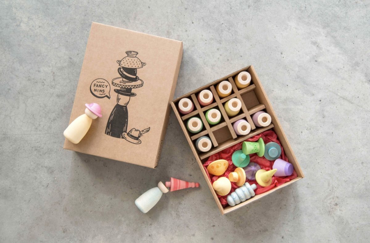 Grapat FANCY NINS 木製 知育玩具 Grapat Fancy Nins | Wooden Play Set – Little Acorns to Mighty Oaks