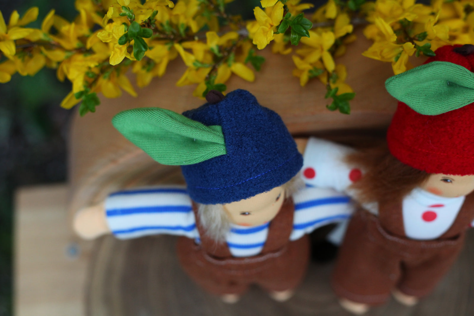Nanchen Organic Waldorf Doll - Blueberry Child Bella - 25cm | | Nanchen | Little Acorn to Mighty Oaks