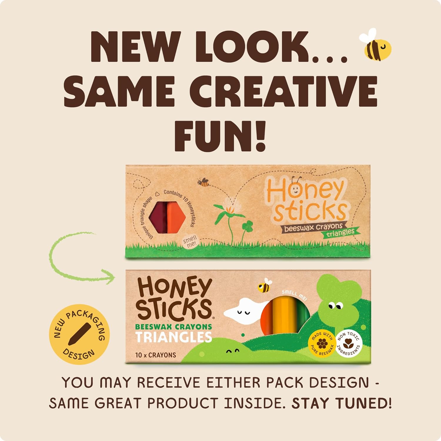 Honeysticks Crayons - Triangles - 10PK - Stage 1 First Crayons | | Honeysticks | Little Acorn to Mighty Oaks