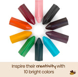 Honeysticks Crayons - Triangles - 10PK - Stage 1 First Crayons | | Honeysticks | Little Acorn to Mighty Oaks