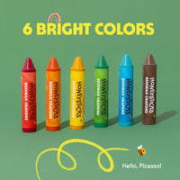 Honeysticks Beeswax Crayons - Super Jumbos 6 Pack – Stage 2 Crayons | | Honeysticks | Little Acorn to Mighty Oaks