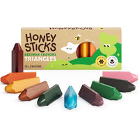 Honeysticks Crayons - Triangles - 10PK - Stage 1 First Crayons | | Honeysticks | Little Acorn to Mighty Oaks