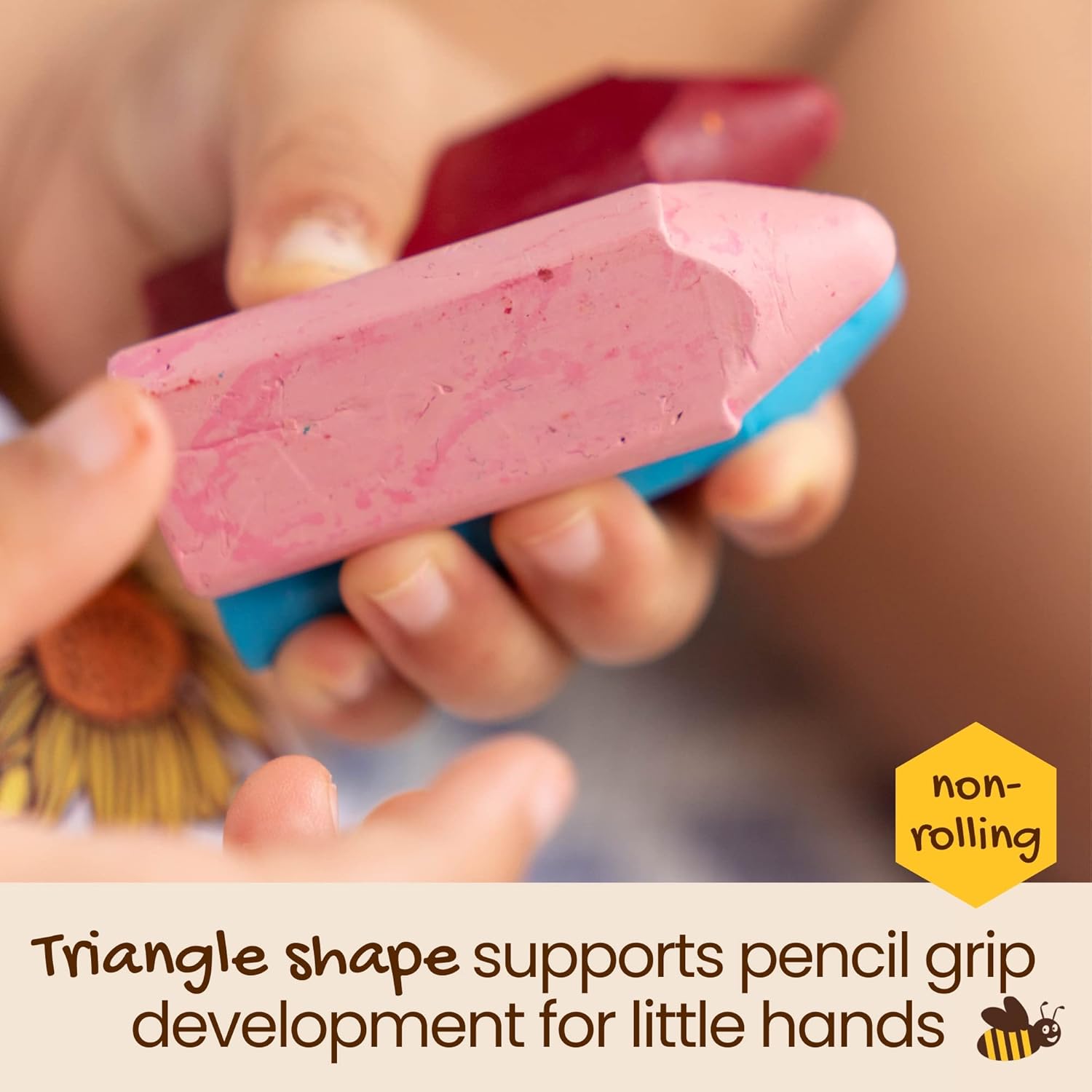 Honeysticks Crayons - Triangles - 10PK - Stage 1 First Crayons | | Honeysticks | Little Acorn to Mighty Oaks