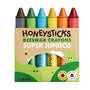 Honeysticks Beeswax Crayons -  Super Jumbos 6 Pack – Stage 2 Crayons