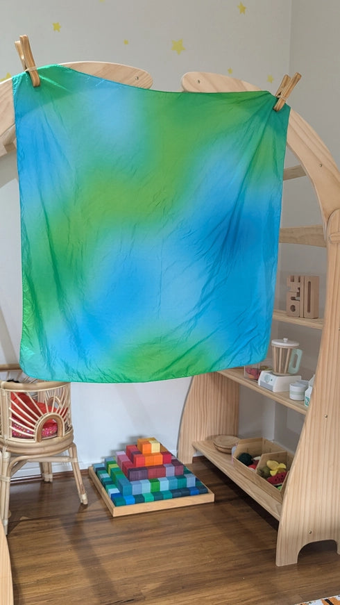Play Silkies Earth Playsilk - 35 x 35 inch | | Play Silkies | Little Acorn to Mighty Oaks