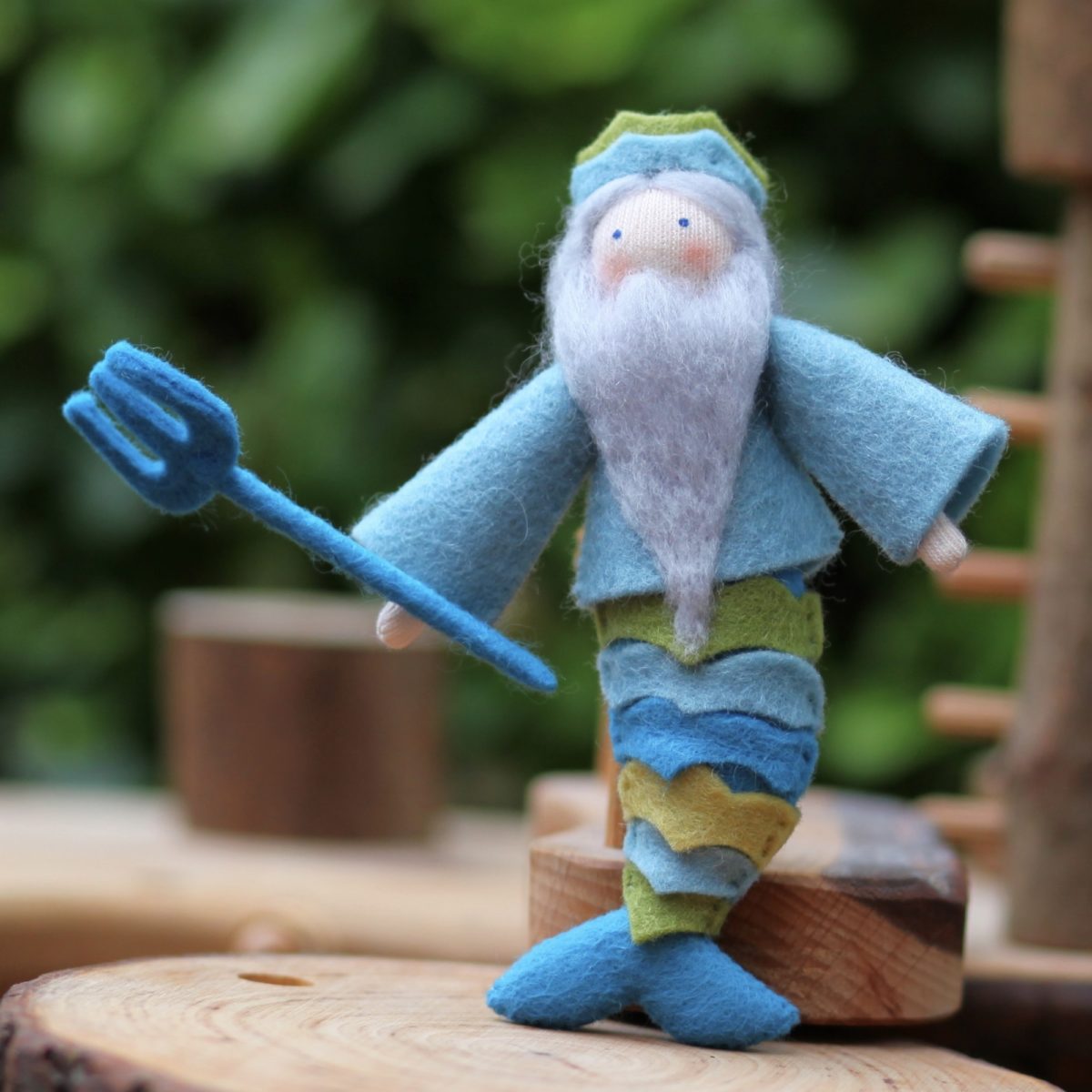 Ambrosius Mermaid - King Neptune (Extra Large Doll) | | Ambrosius Dolls | Little Acorn to Mighty Oaks