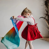 Play Silkies Rainbow Playsilk - 35 x 35 inch | | Play Silkies | Little Acorn to Mighty Oaks