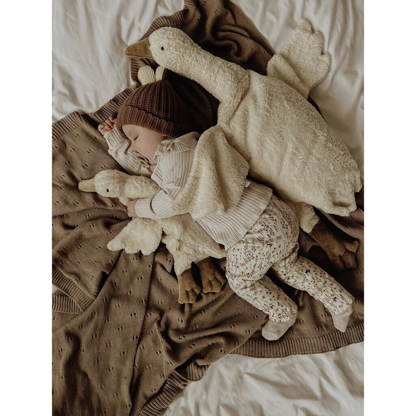 Senger Naturwelt - Organic Cuddly Animal - White Goose | Small | | Senger Naturwelt | Little Acorn to Mighty Oaks