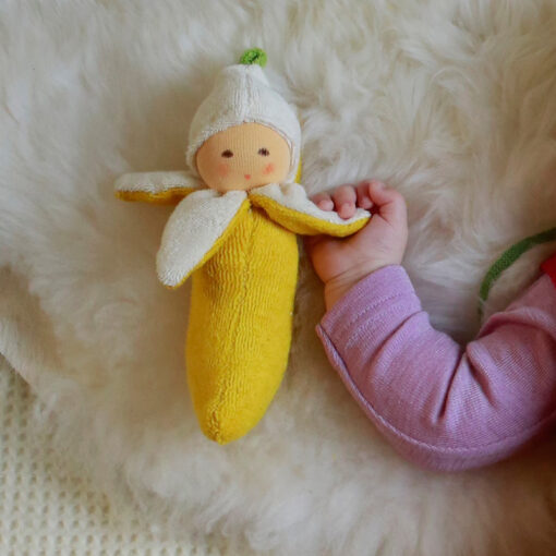 Nanchen Organic Banana Rattle Doll | | Nanchen | Little Acorn to Mighty Oaks