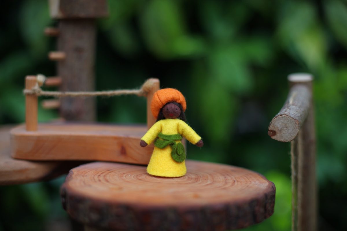 Ambrosius Fairy - Orange Pumpkin (Dark Skin) | | Ambrosius Dolls | Little Acorn to Mighty Oaks