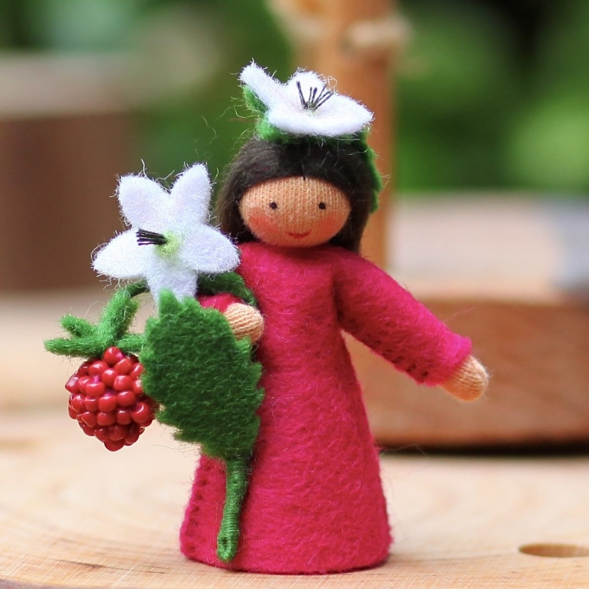 Ambrosius Fairy - Raspberry in Hand | | Ambrosius Dolls | Little Acorn to Mighty Oaks