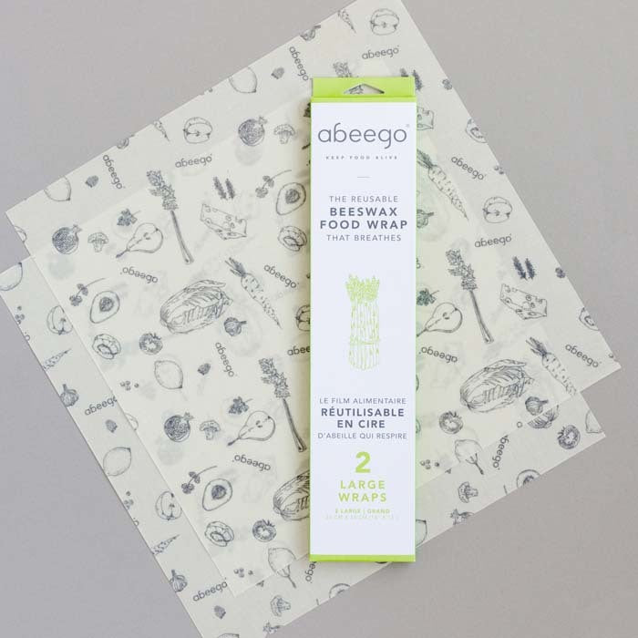 Abeego Bees Wax Wraps - Large 2 Pack | | Abeego | Little Acorn to Mighty Oaks