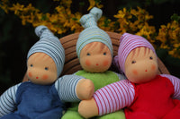 Nanchen Organic Waldorf Doll - Wuschel - Green 26cm | | Nanchen | Little Acorn to Mighty Oaks