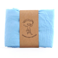 Laura's Play Cotton - Alaskan Blue - 35 x 35 inches - Organic Cotton | | Laura's Play Cotton | Little Acorn to Mighty Oaks