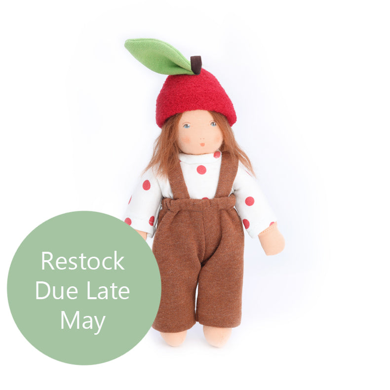 Nanchen Organic Waldorf Doll - Apple Child Anna - 25cm | | Nanchen | Little Acorn to Mighty Oaks