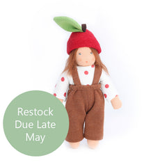 Nanchen Organic Waldorf Doll - Apple Child Anna - 25cm