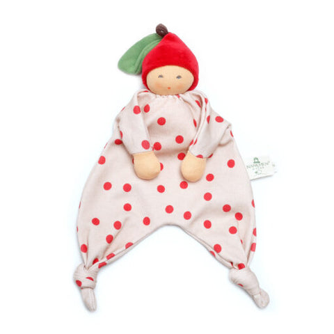 Nanchen Organic Waldorf Blanket Doll - Apple Baby - 25cm