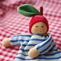 Nanchen Organic Waldorf Blanket Doll - Apple | | Nanchen | Little Acorn to Mighty Oaks