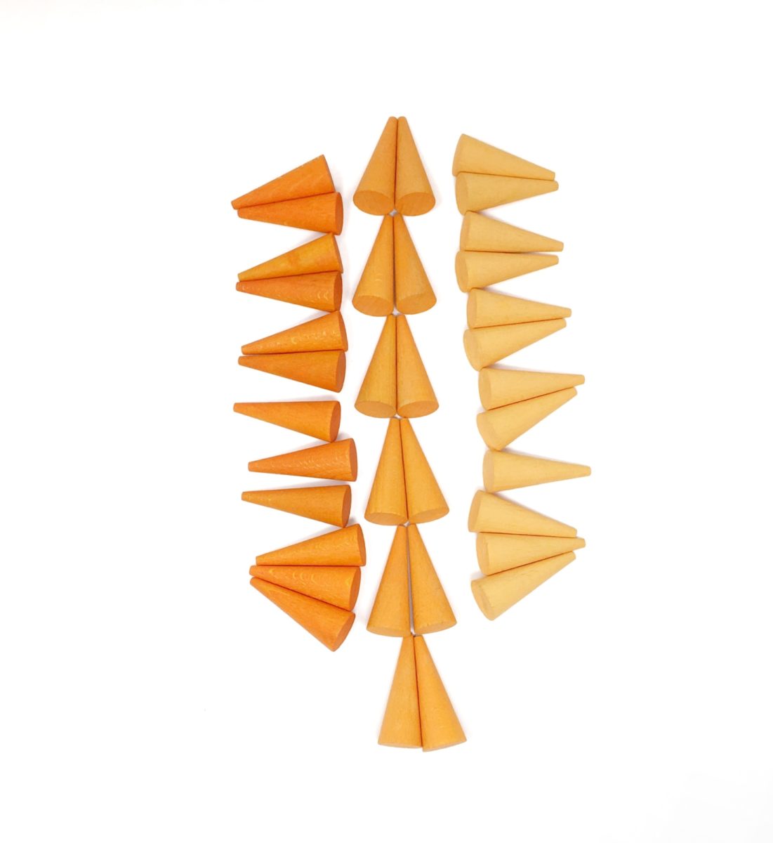 Grapat Mandala Small Orange Cones | | Grapat | Little Acorn to Mighty Oaks