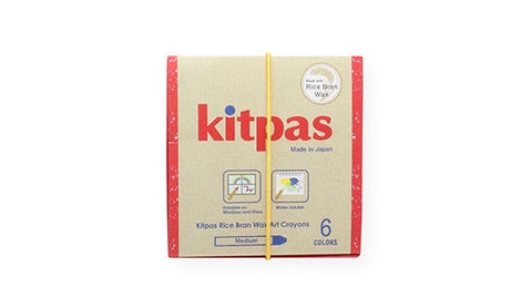 Kitpas Window Crayons - Medium 6 Colours