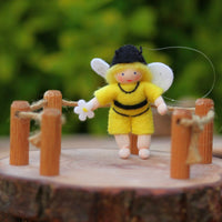 Ambrosius Hanging Bee with Flower | | Ambrosius Dolls | Little Acorn to Mighty Oaks