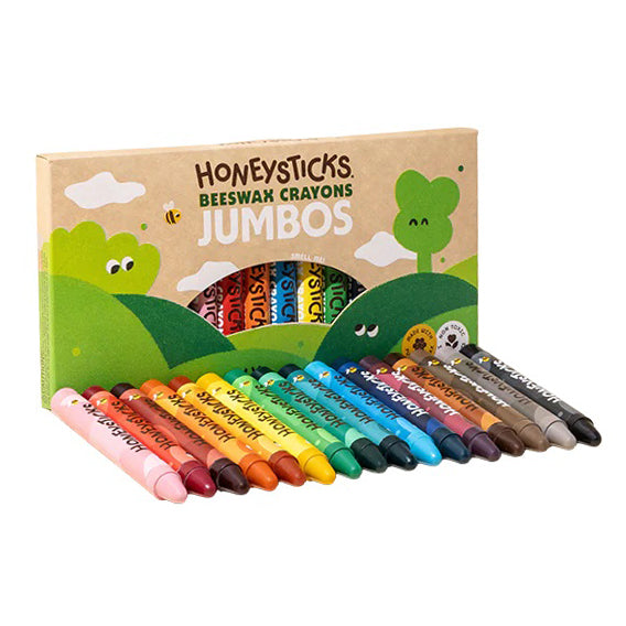 Honeysticks Beeswax Crayons - Jumbos 16 pack | | Honeysticks | Little Acorn to Mighty Oaks