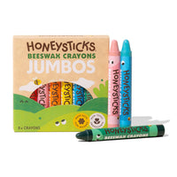 Honeysticks Beeswax Crayons - Jumbo s 8 pack - Stage 3 Crayons | | Honeysticks | Little Acorn to Mighty Oaks