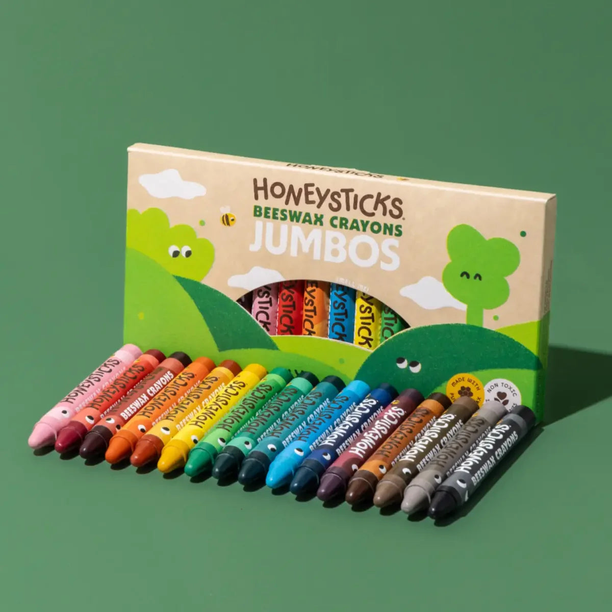 Honeysticks Beeswax Crayons - Jumbos 16 pack - Stage 3 Crayons | | Honeysticks | Little Acorn to Mighty Oaks