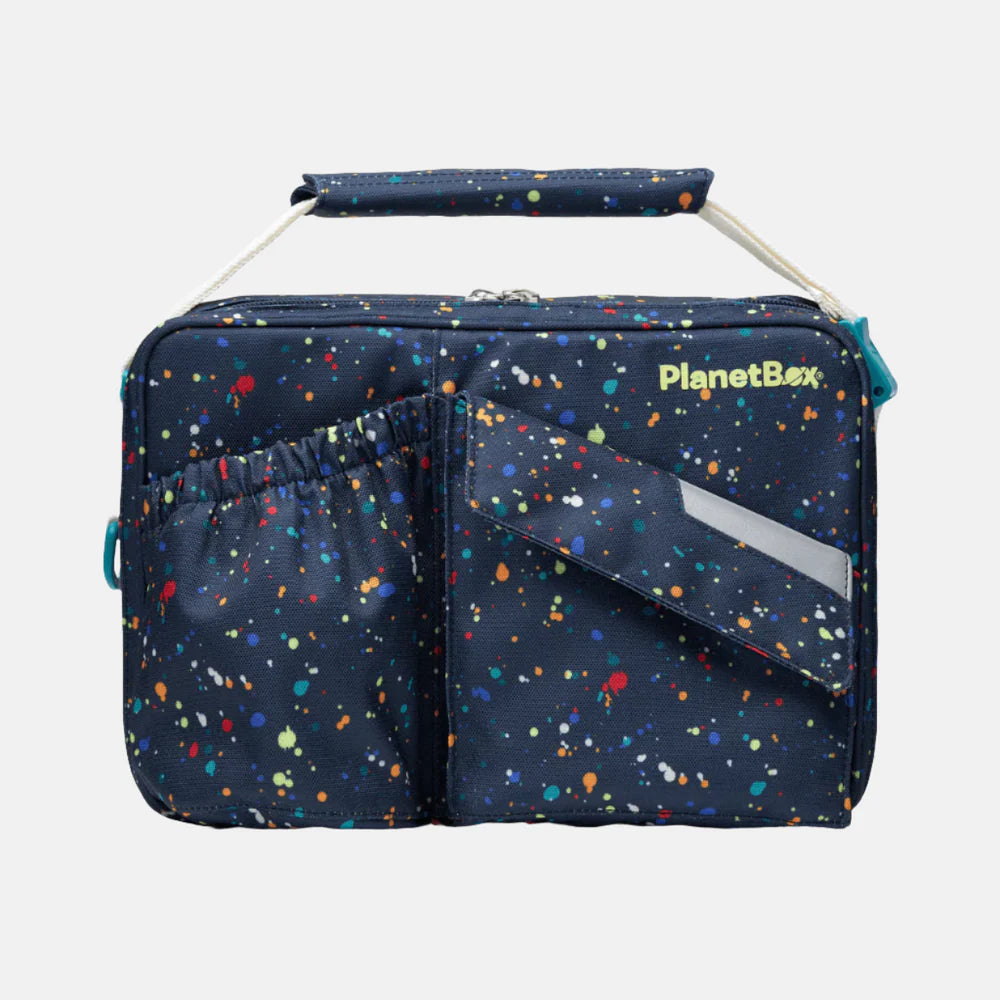 PlanetBox Insulated Lunch Bag - Paint Splatter | | PlanetBox | Little Acorn to Mighty Oaks