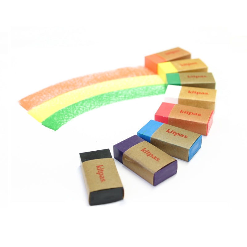 Kitpas Window Crayons - Block 8 Colours | | Kitpas | Little Acorn to Mighty Oaks