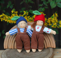 Nanchen Organic Waldorf Doll - Blueberry Child Bella - 25cm | | Nanchen | Little Acorn to Mighty Oaks