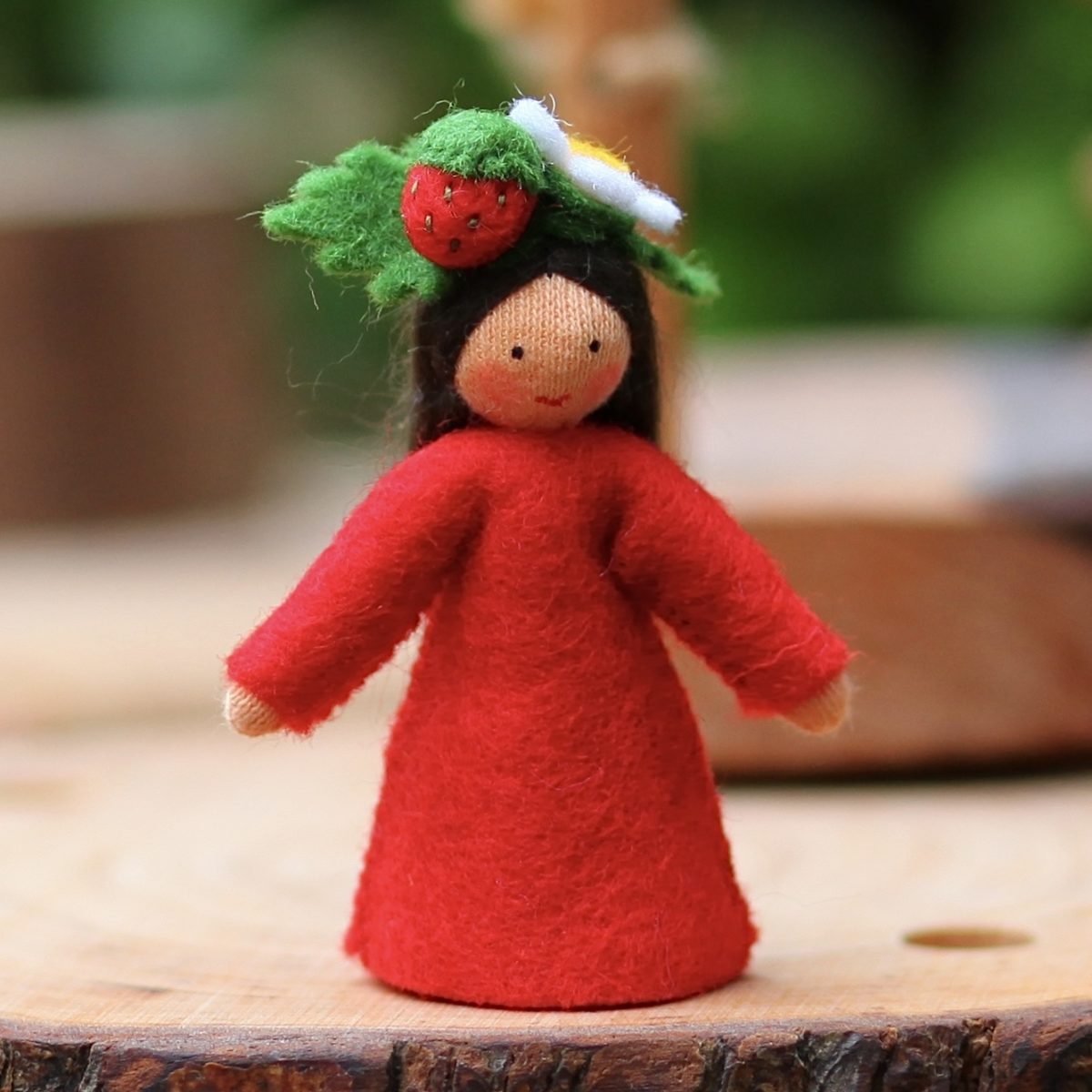 Ambrosius Fairy - Strawberry on Head | | Ambrosius Dolls | Little Acorn to Mighty Oaks