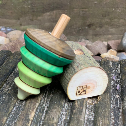 Mader Tree Spinning Top with Branch Stand