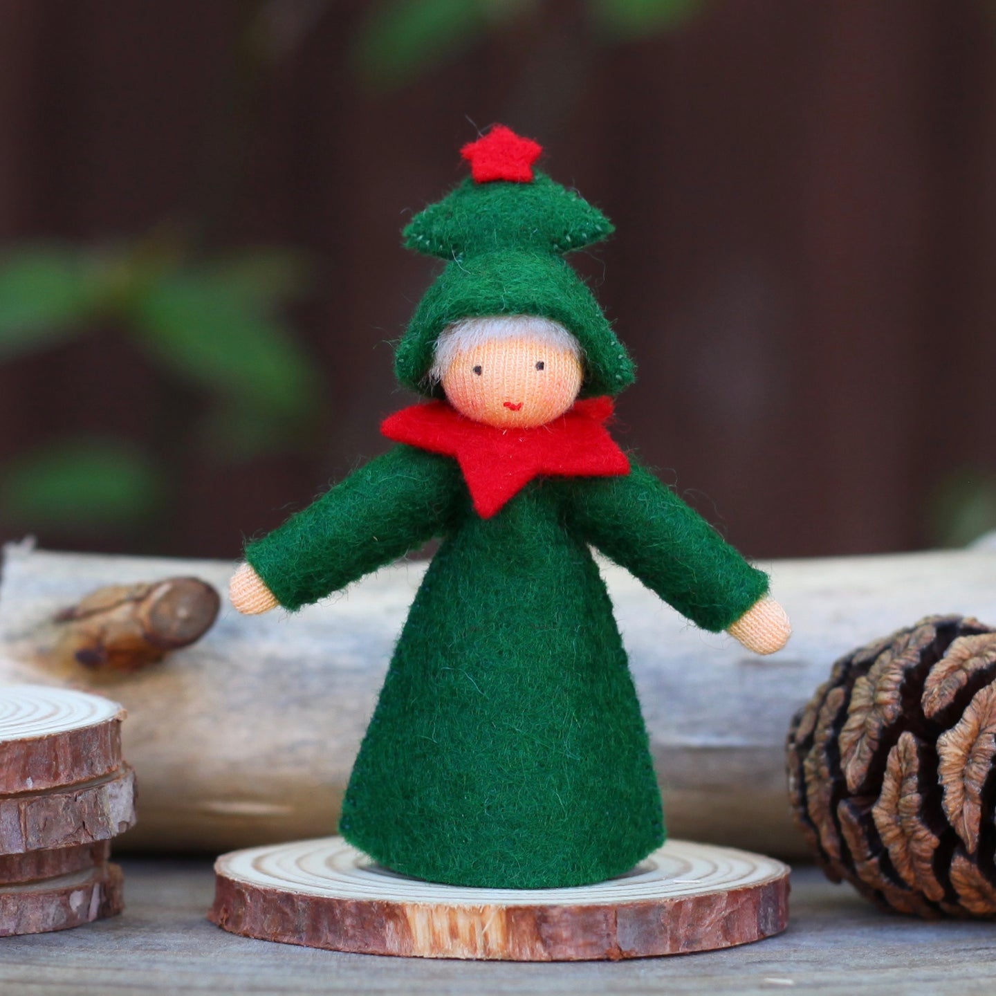 Ambrosius Fairy - Christmas Tree (Light Hair) | | Ambrosius Dolls | Little Acorn to Mighty Oaks
