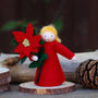 Ambrosius Fairy - Poinsettia in hand | | Ambrosius Dolls | Little Acorn to Mighty Oaks