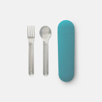 PlanetBox Dig In Stainless Steel Utensil Set - Lagoon | | PlanetBox | Little Acorn to Mighty Oaks