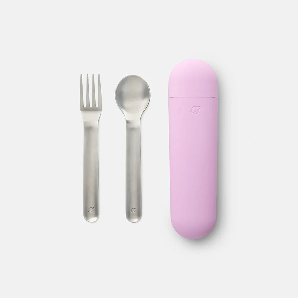 PlanetBox Dig In Stainless Steel Utensil Set - Purple | | PlanetBox | Little Acorn to Mighty Oaks