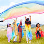 Sarah's Silks Double Rainbow Playsilk - 54 x 108 inches | | Sarah's Silks | Little Acorn to Mighty Oaks