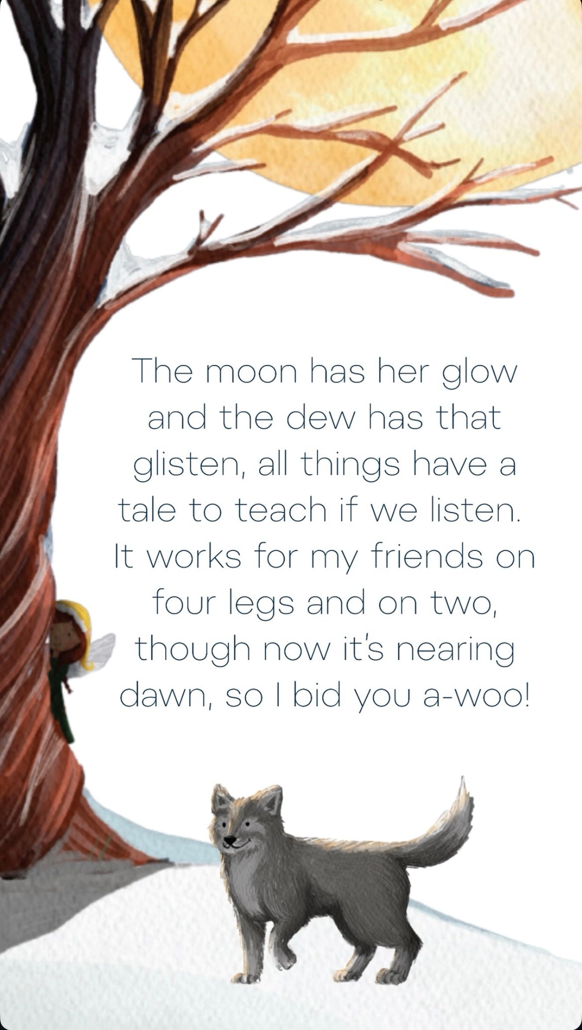 Full Moon Fairy: Under the Wolf Moon (January) | | Full Moon Fairy | Little Acorn to Mighty Oaks