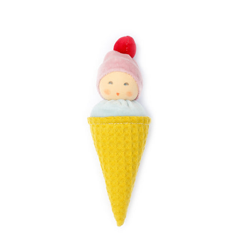 Nanchen Organic Waldorf Doll - Ice Cream - 16cm