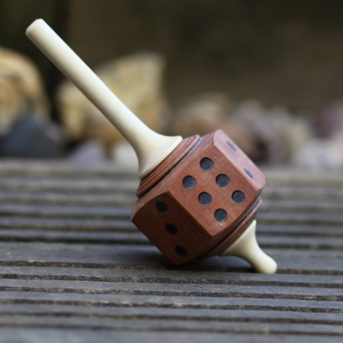 Mader Dice Spinning Top | Toy | Mader Kreiselmanufaktur | Little Acorn to Mighty Oaks