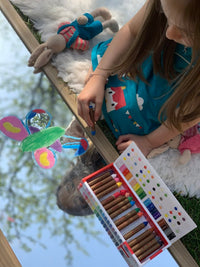 Kitpas Window Crayons - Large 12 Colours | | Kitpas | Little Acorn to Mighty Oaks